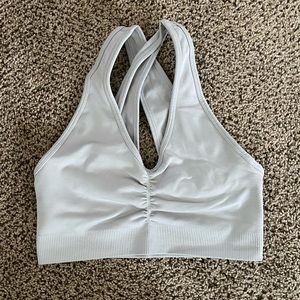 Amplify sports bra in silver sky